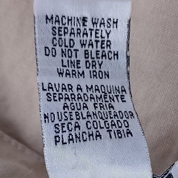 Rene Margo Women's Tan, Beige Fully Lined Side Zip Button Capri Pants Size Large - Picture 11 of 11